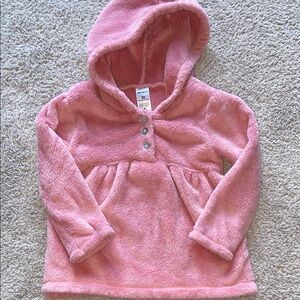 Pink Fleece Kids Hoodie